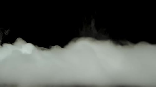 Bandaged Hand Rises From Ominous Smoke on Black