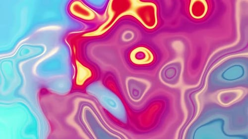 Vibrant Liquid Color Flow Abstract Motion Background