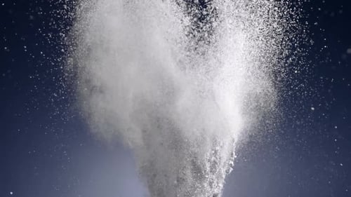 Powder explosion, Slow Motion