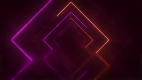 Neon Squares Loop