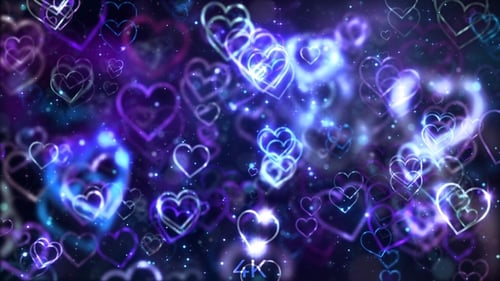 Love Hintergrund Blau