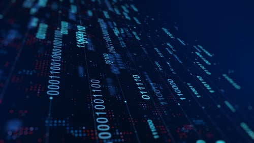 Digitaler Binärcode-Hintergrund V5