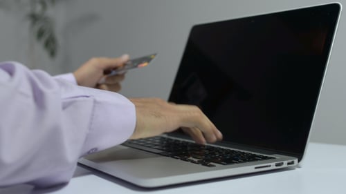 Excited after Completing Online Payment