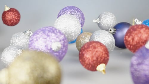 Falling Christmas Ball