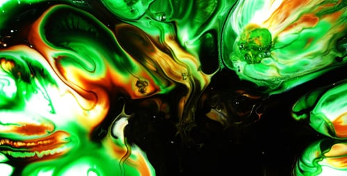 Abstract Colorful Paint Ink Spread Explode 21