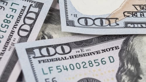 Macro Footage of Hundred Dollar Bills