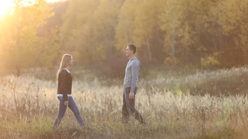 Couple Near The Forest