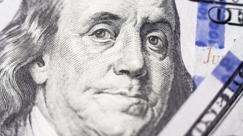 Macro View of US Hundred Dollar Bills