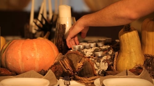 Setting a Festive Autumn Table with Pumpkins