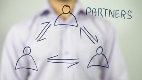 Partners Illustrating Concept