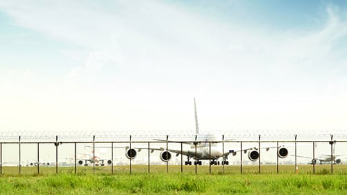 Plane Taxiing to the Runway 05