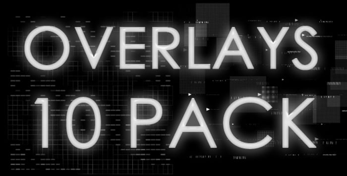 Futuristic Digital Grid and Line Overlays, Overlays Motion Graphics ft ...