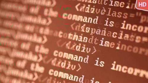 Codes HTML à l'écran 425