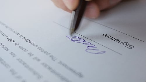 Signature Business Contract