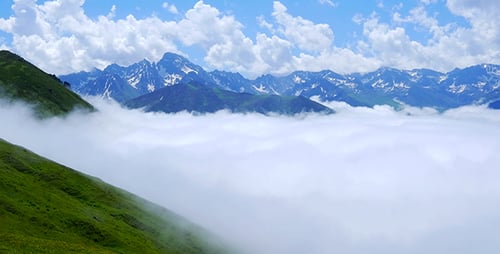 Mountain With Clouds