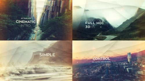 Dynamic Cinematic Opener with Modern Geometric Transitions