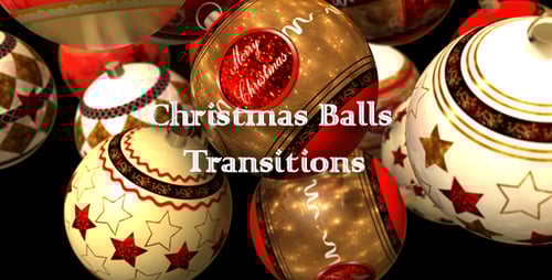 Seamlessly Looping Animated Christmas Ornaments Background