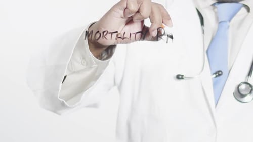 Asian Doctor Writes Mortality Rate 2