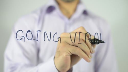 Going Viral, Writing on Transparent Screen