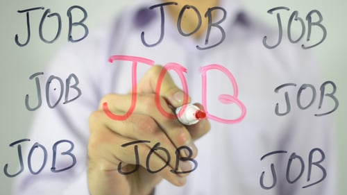 Job, Writing on Transparent Screen