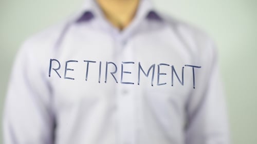 Retirement, Writing on Transparent Screen