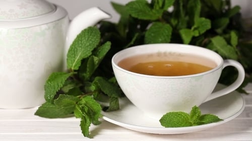 Cup Tea With Mint