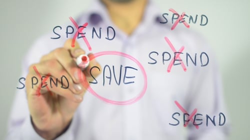 Focus on Saving, Crossing Out Spending