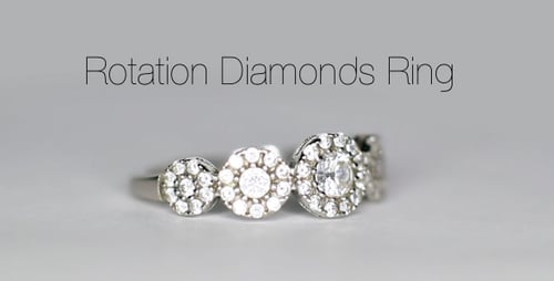 Rotation Diamonds Ring 7