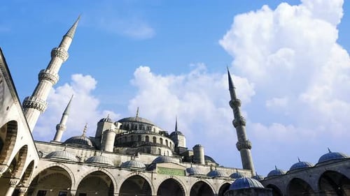 Cinemagraph - Sultan Ahmed Mosque (Blue Mosque), Istanbul, Turkey