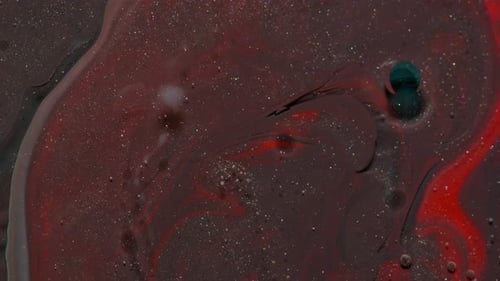 Abstract Glitter Swirling Paint Motion Background