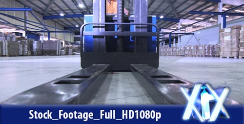 Forklift In A Warehouse