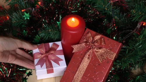 Putting Christmas Gift