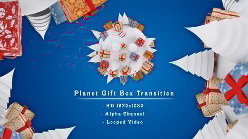 Planet Gift Box Transition