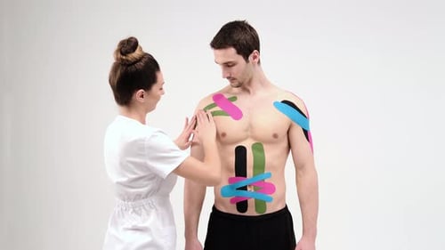 Applying Therapeutic Tape for Physical Therapy