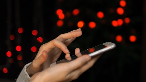 Sending Message On Smartphone