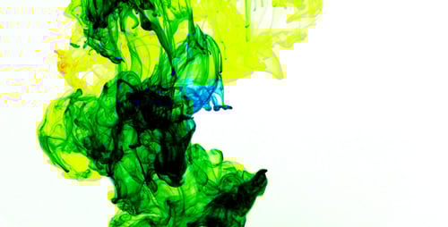 Abstract Ink Mixing and Swirling in Water