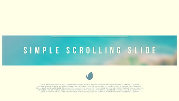 Simple Scrolling Slide, Video Displays ft. simple slideshow ...