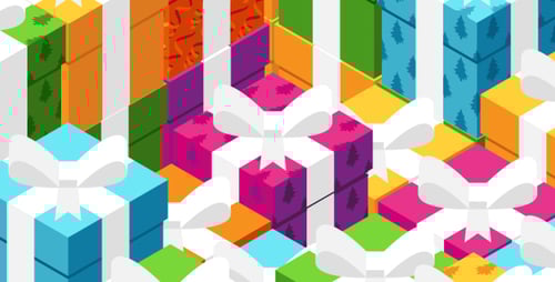 Animated Gift Box Transition for Holiday Celebrations