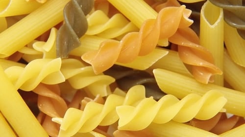 Close Up Of Multicolored Pasta