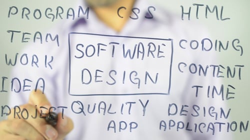 Diseño de software, ilustración, concepto