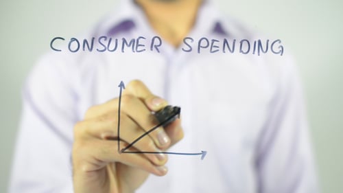 Writing Consumer Spending and Drawing Graph