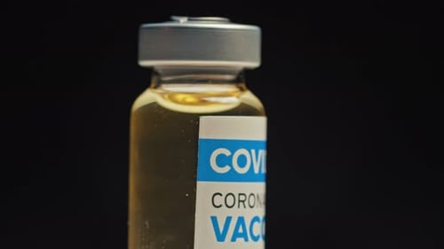 Konzept eines Coronavirus-COVID-19-Impfstoffs.
