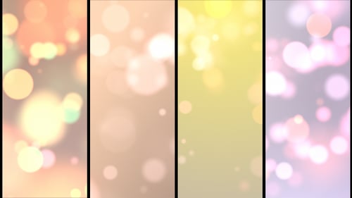 Animated Soft Focus Bokeh Lights Festive Background