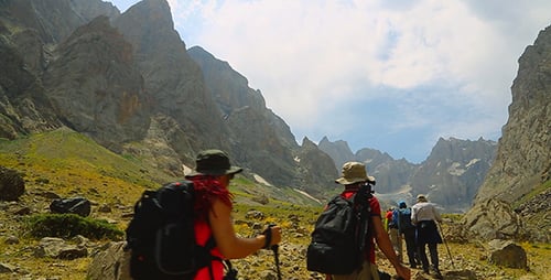 Trekking im Freien