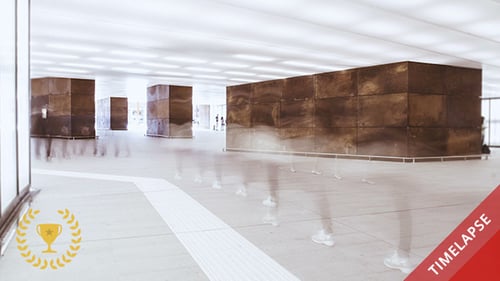 Abstract Architecture in Modern Walkway