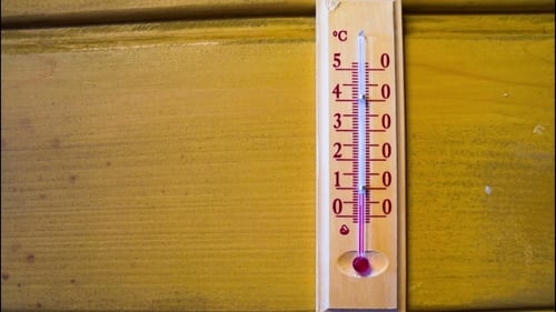 Temperature Increases On a Thermometer