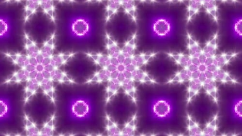 VJ Blinking Purple Light Kaleidoscope Lamp 4K Loop 05