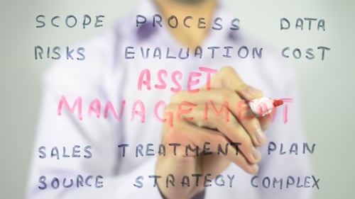 Writing Asset Management on Glass Display