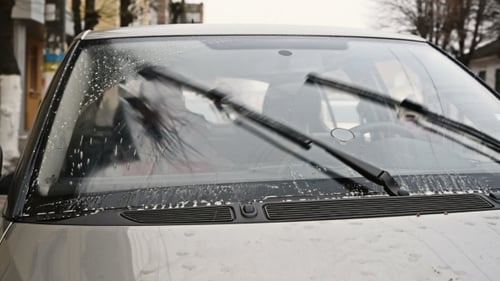 Windscreen Windshield Wipers In Motion
