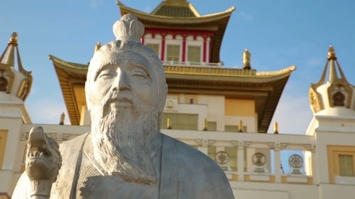 Statue Near Buddhist Temple